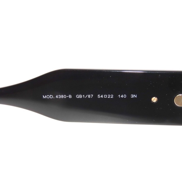 Versace 4380B  GB1/87 Black Gold Grey Sunglasses Round main image 4